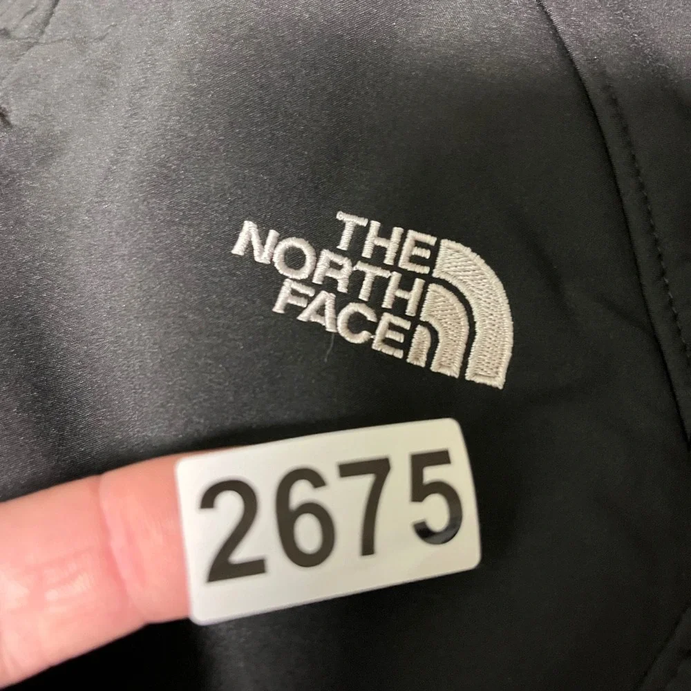 The North Face Mens Apex Bionic Softshell Jacket Black Full Zip Fleece Lined L‎